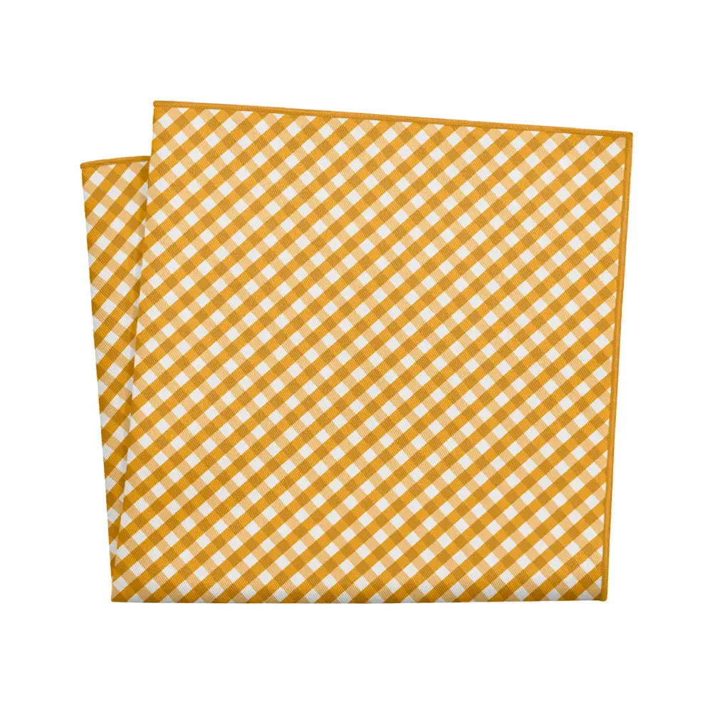 Elegant Minimal Plaid Pocket Square