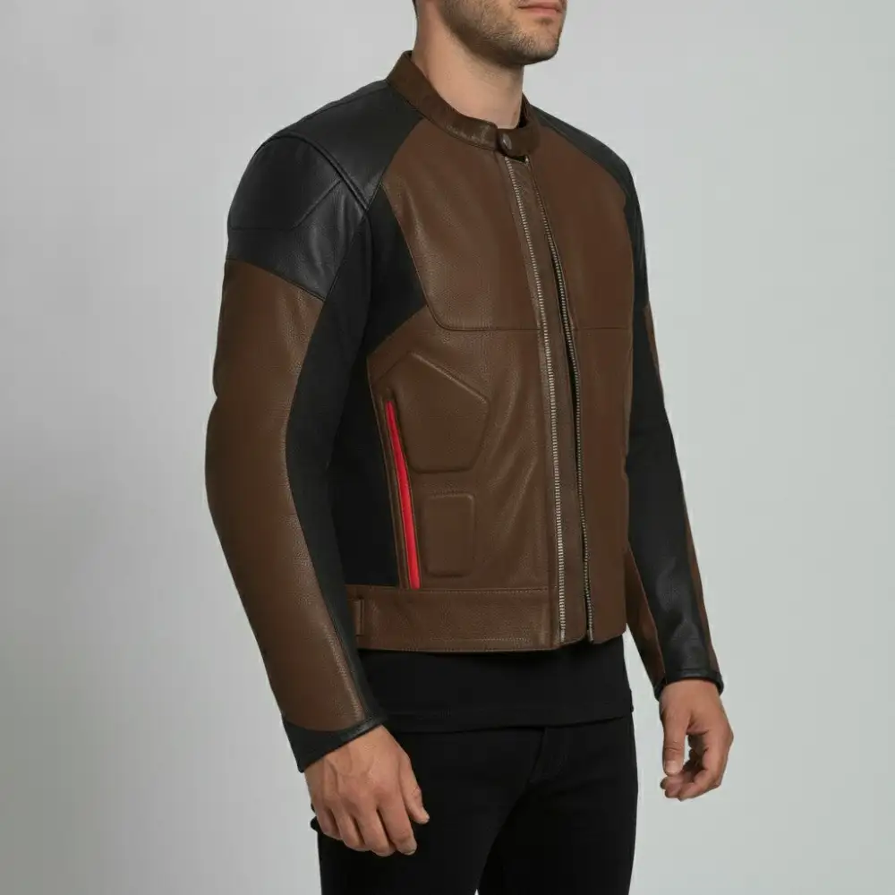 Cowhide Biker Racing Motorcycle Jacket