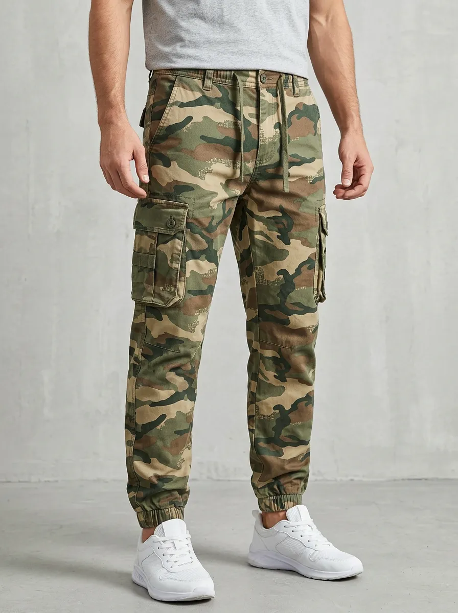 Adventure Camouflage Camouflage Cargo Pants