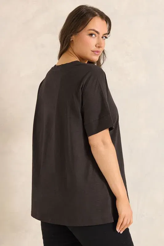 Chocolate Brown Pure Cotton T-Shirt