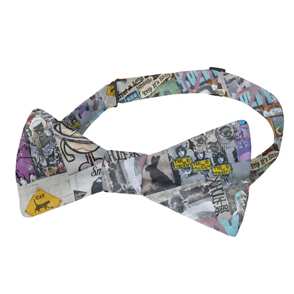 Cap Hill Street Art Pattern Bow Tie