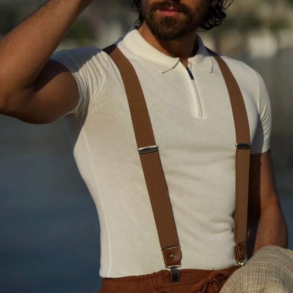 Slim Fit Cotton Zip Detail T-Shirt