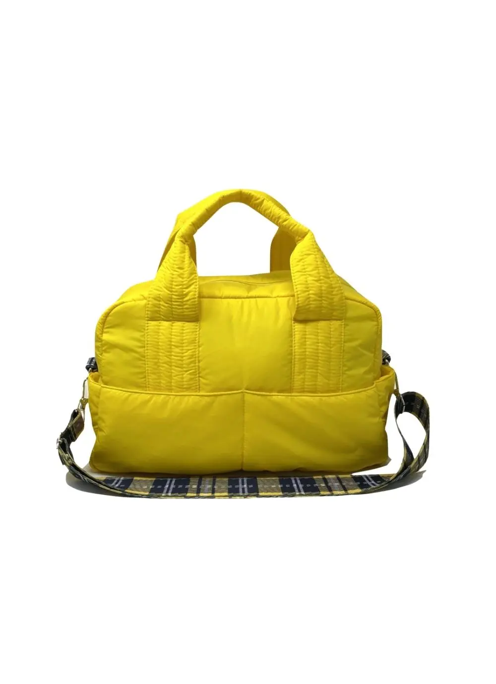 Fluffy Duffle Bag with Strap (Small)