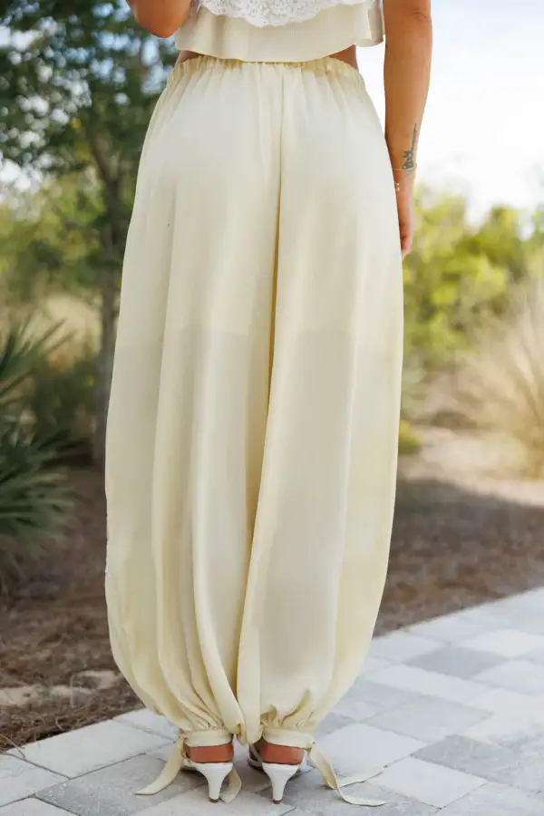 Lace Sheer Pants