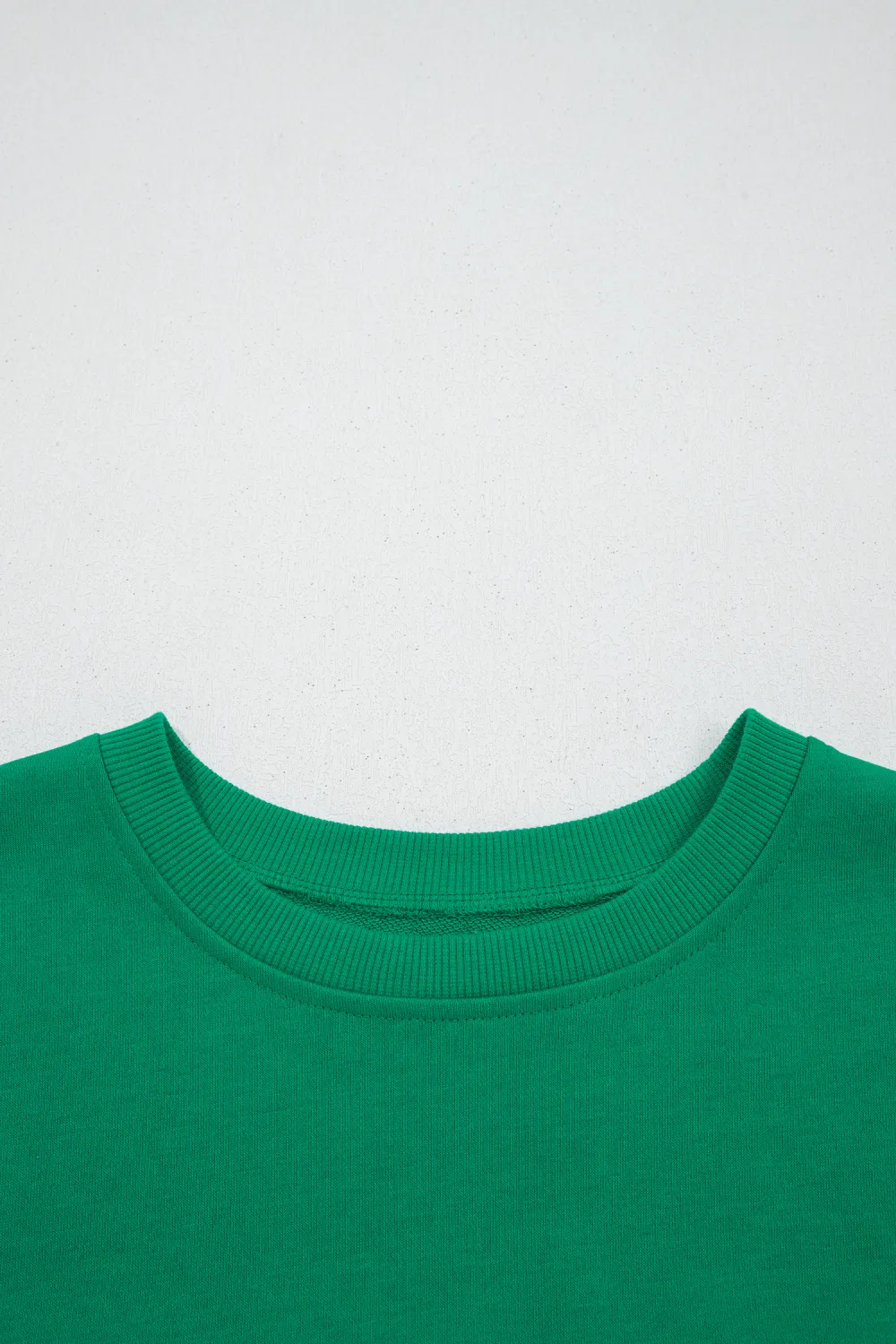 Green Stripe Mixed Print Crew Tee
