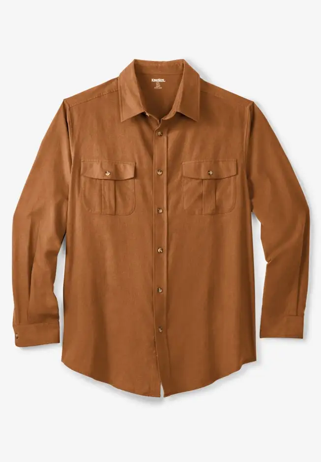 Signature Solid Flannel Shirt