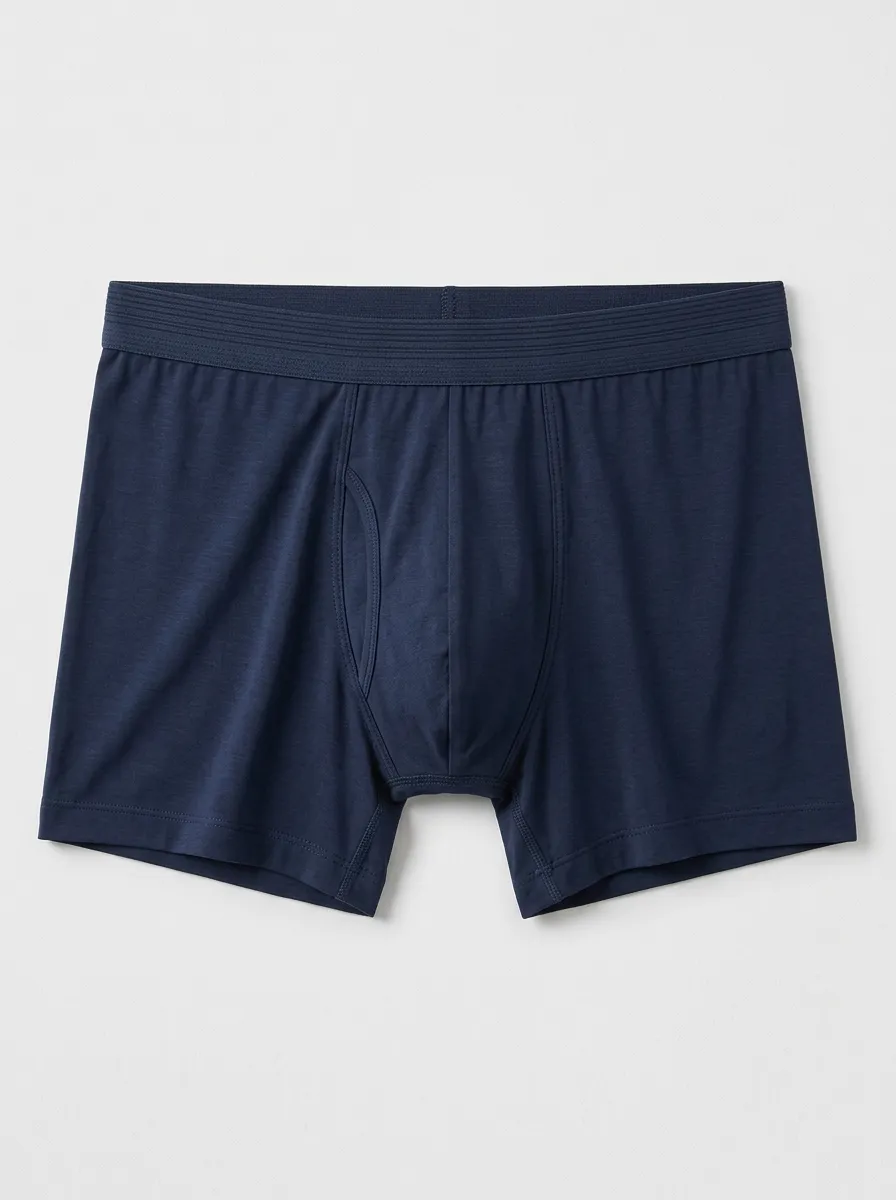 Men's Navy Blue Boxer Briefs