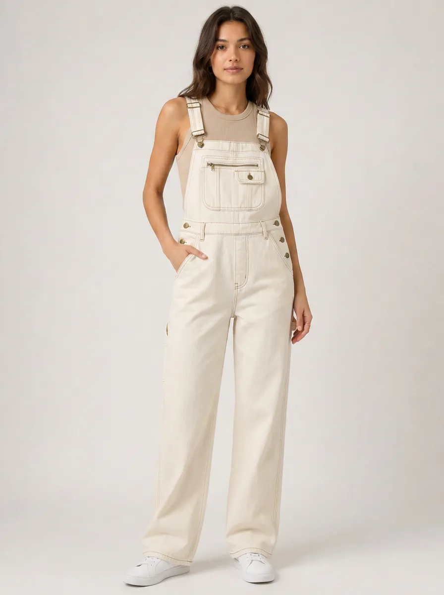 Women's Classic Bib Denim Overalls