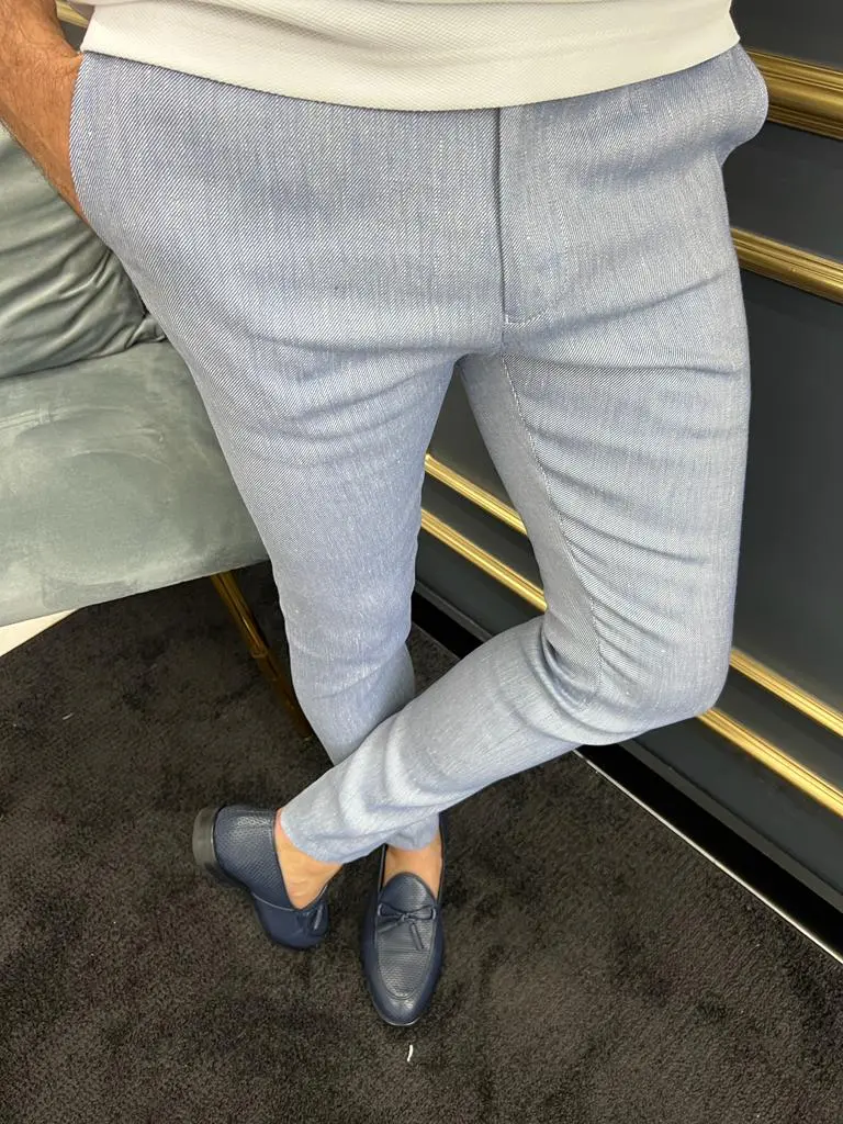 Streamlined Slim Fit Refined Tailored Trousers