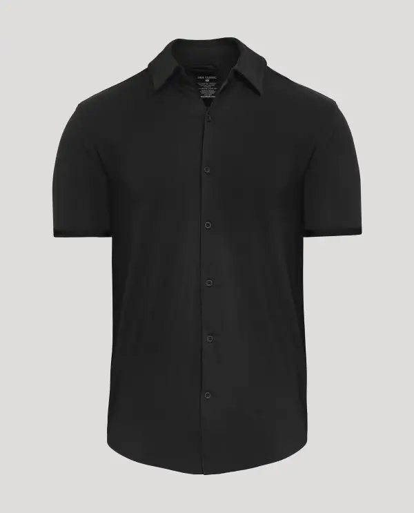 Polished Comfort-Knit Men's Casual Shirt