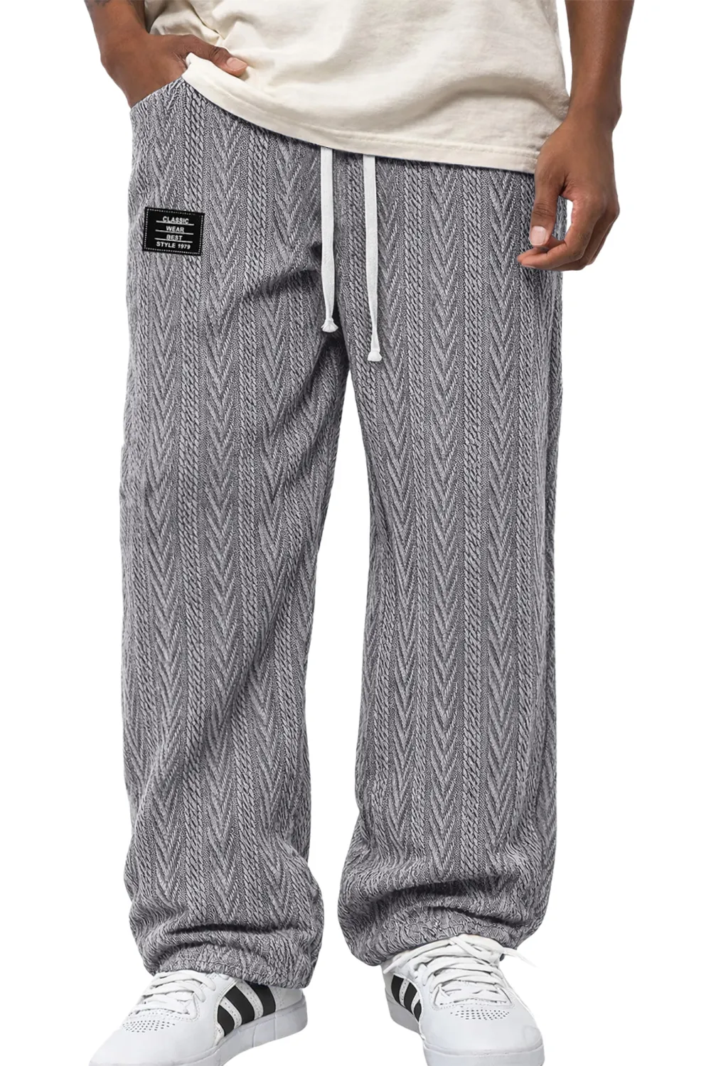 Jacquard Pull On Trousers