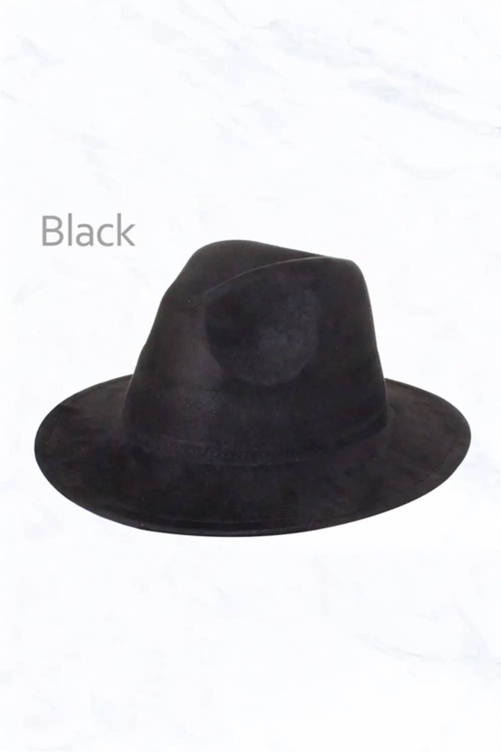 Suede Regular Eaves Peach Top Fedora Hat