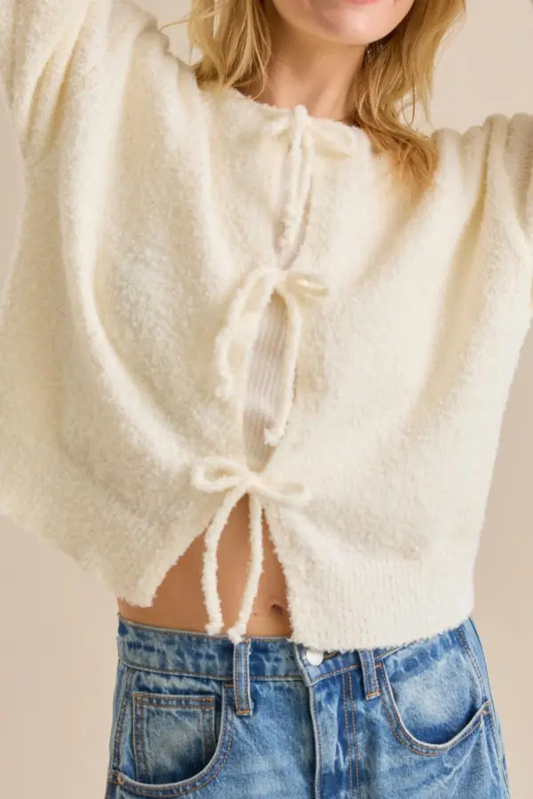 Tie Front Cardigan