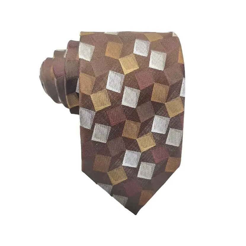 Silk Geometric Tie
