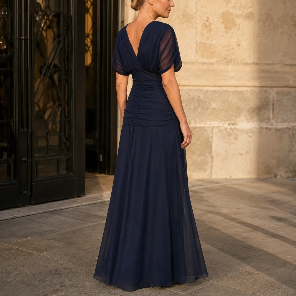 Refined Women's Ruched Maxi Dress