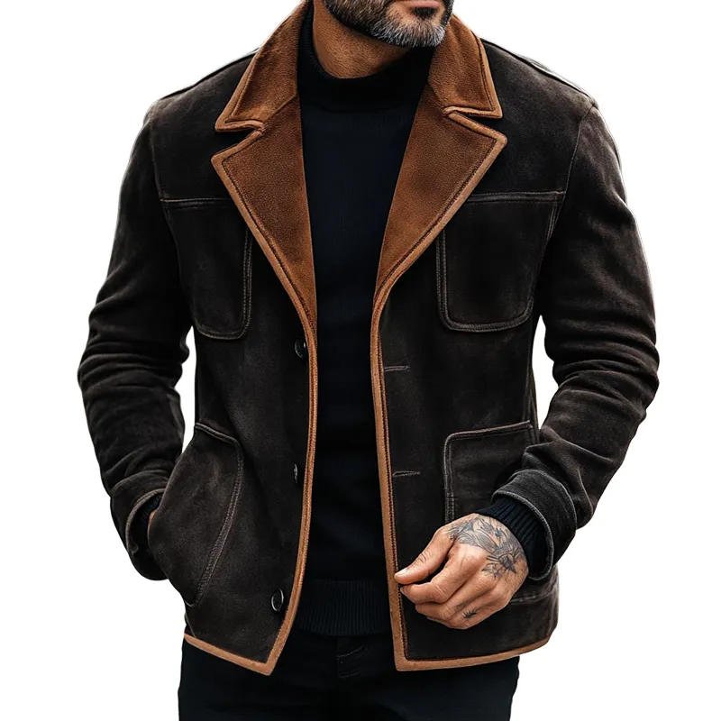 Easy Tailored Suede Blazer