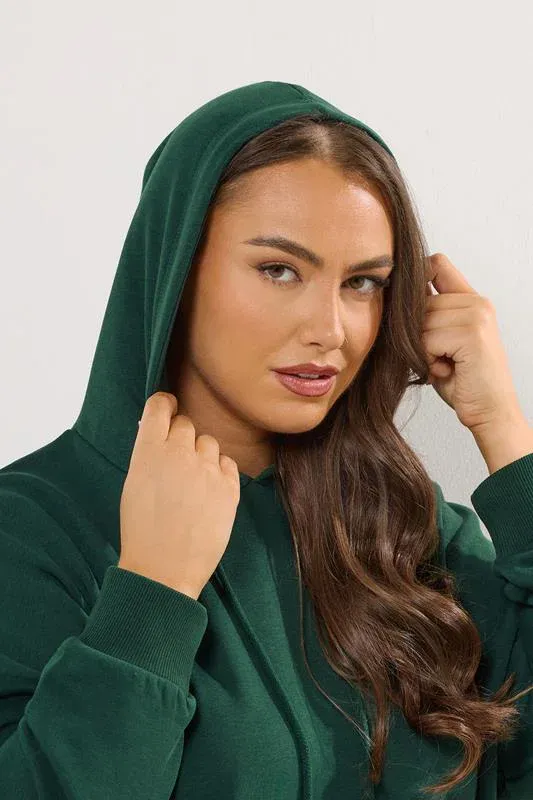 Green Pocket Front Hoodie