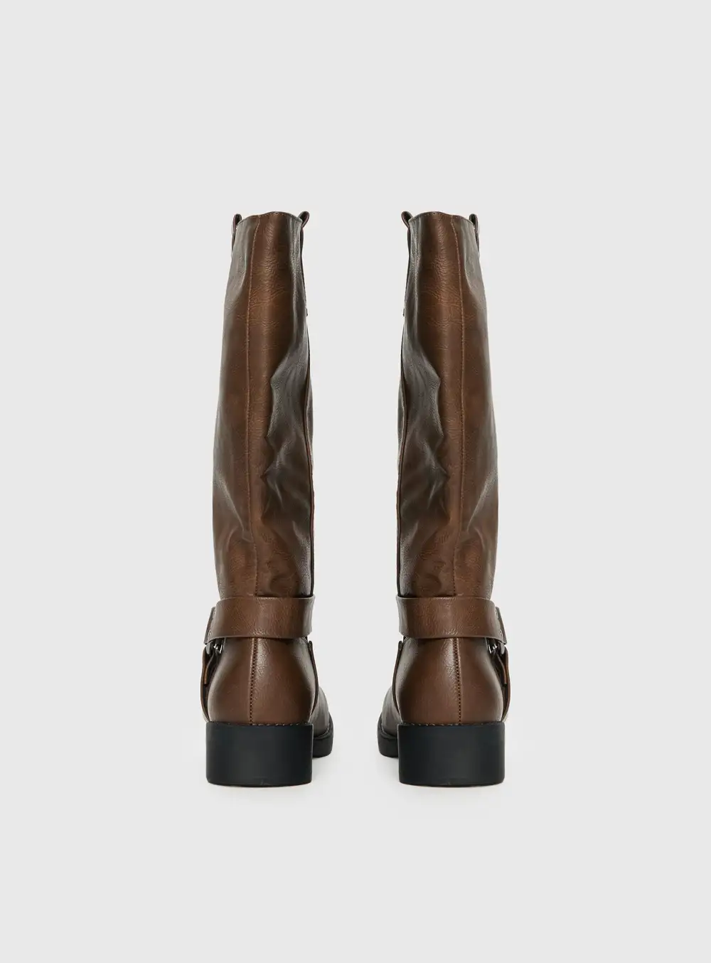 Refined Stacked Heel Boots
