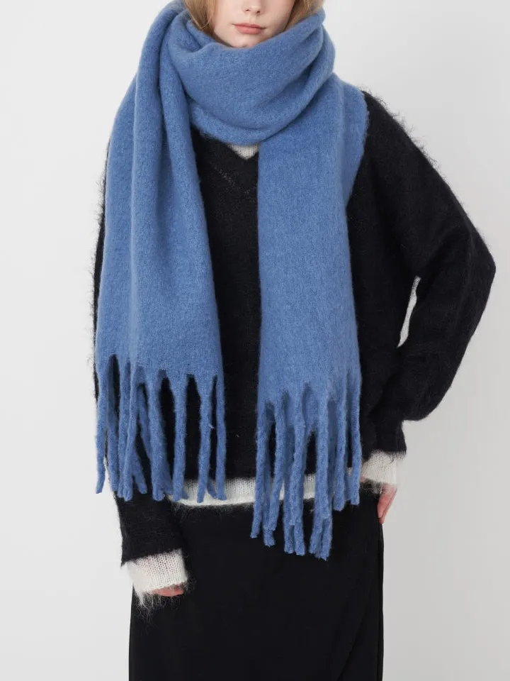 Soft Tassel Blanket Wrap