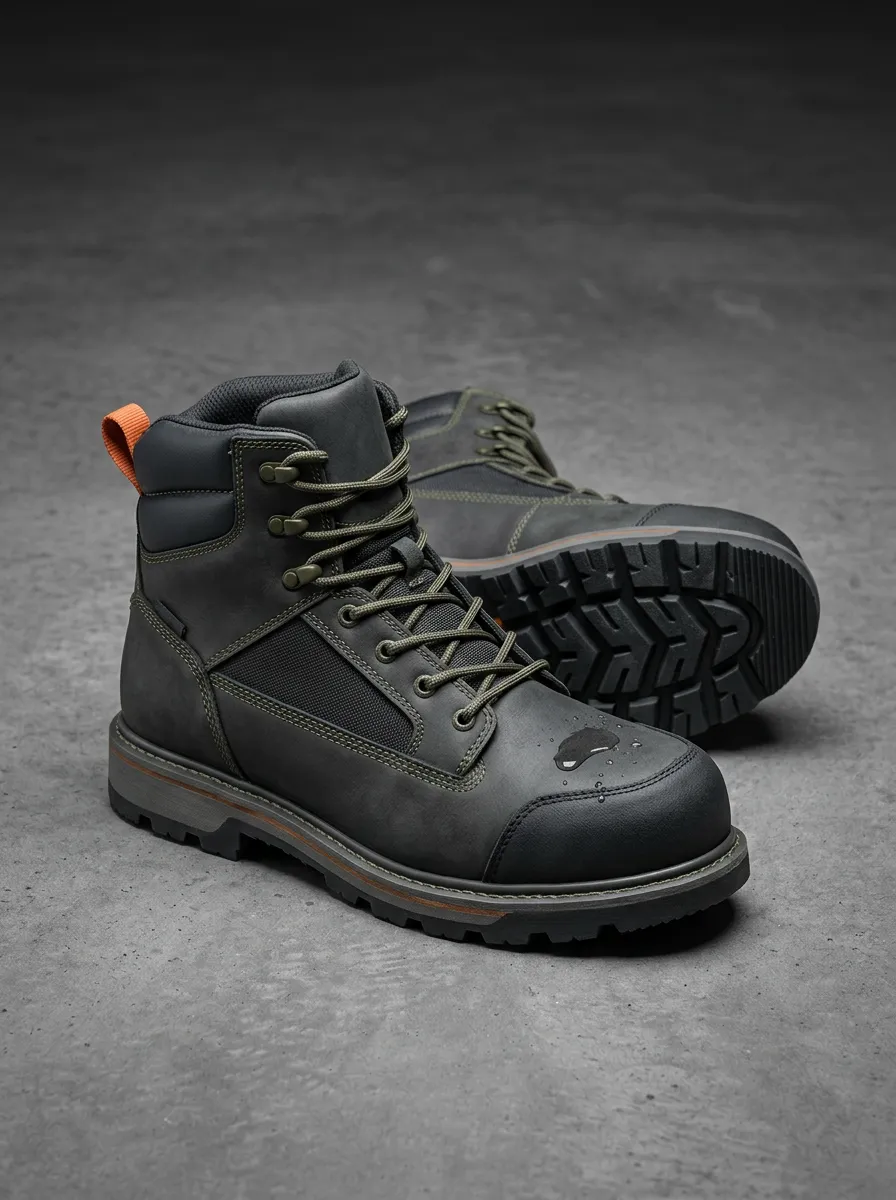Unisex Outdoor Tactical Waterproof Printed Work Boots