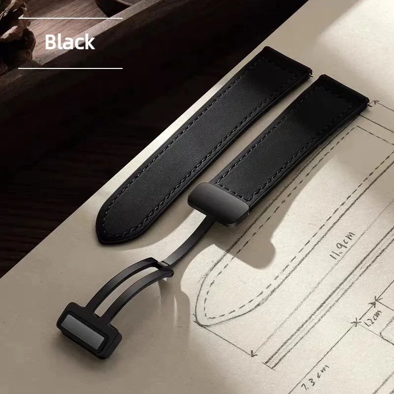 Leather Watch Strap Replacement Band – Classic Adjustable Wristband