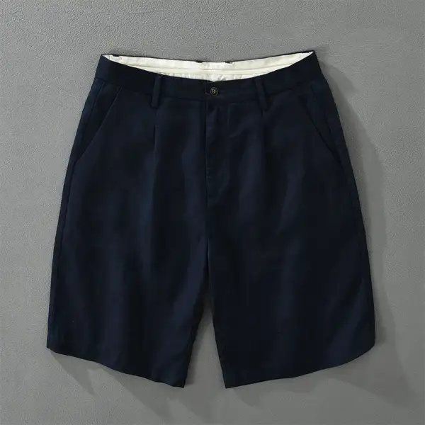 Wide Leg Pocketed Shorts
