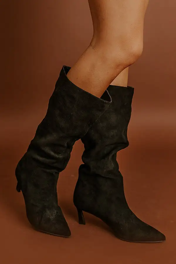 Classic Faux Suede Boots