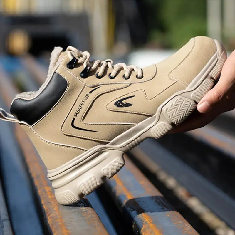 Men's Soft Insole Utility Work Boots