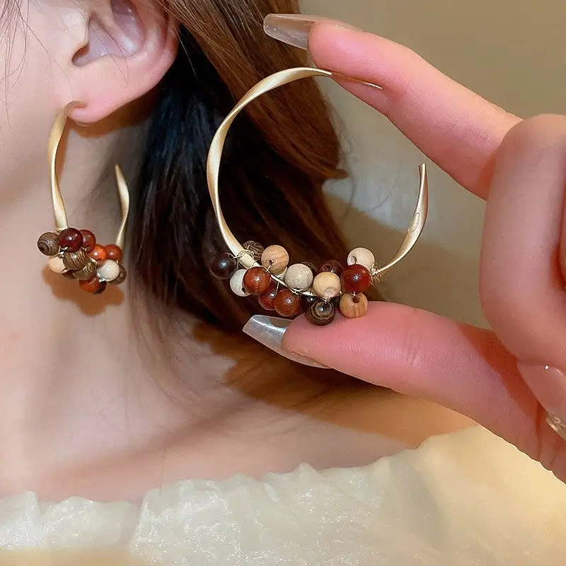Beaded Statement Earrings