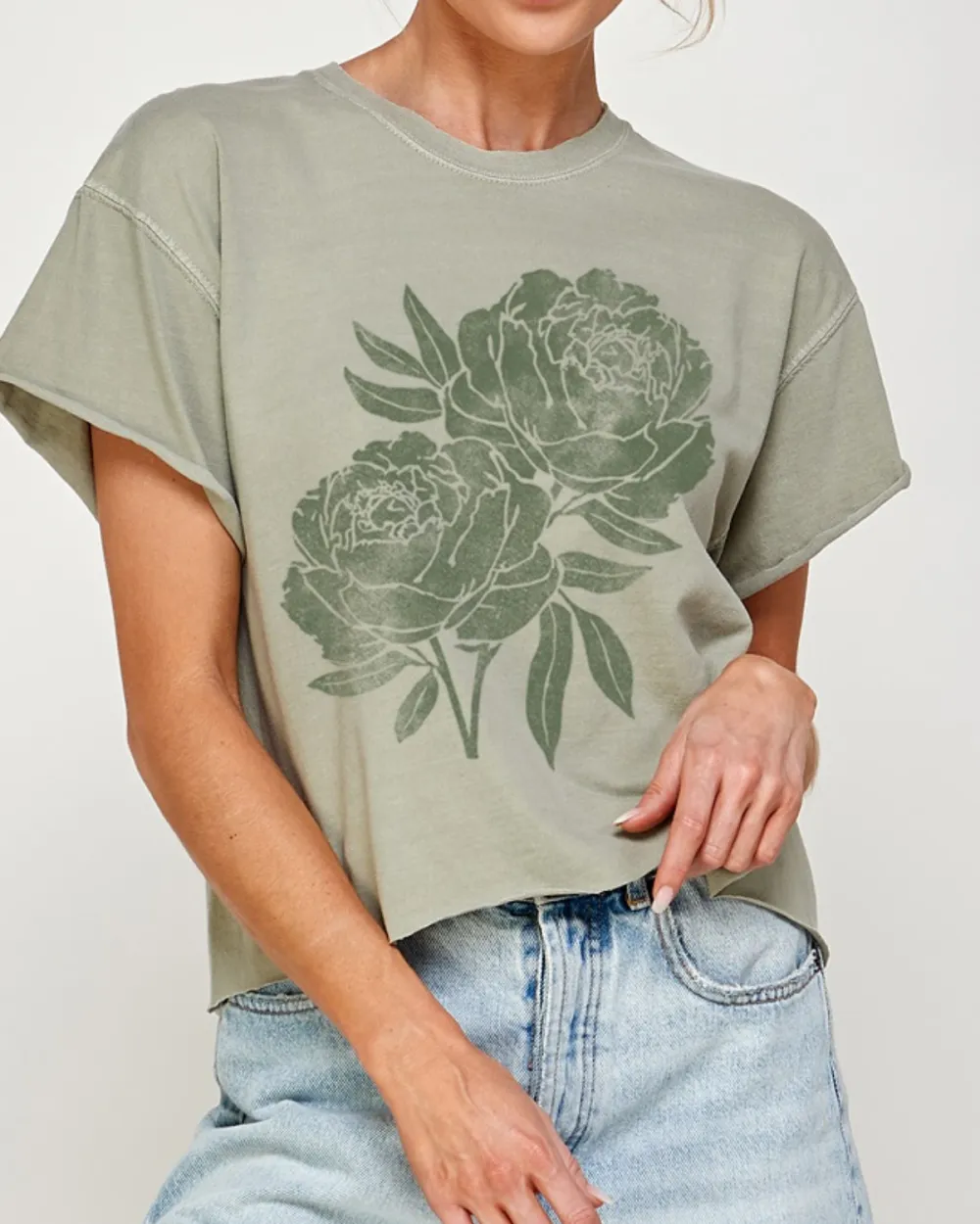 Peony Graphic Tee