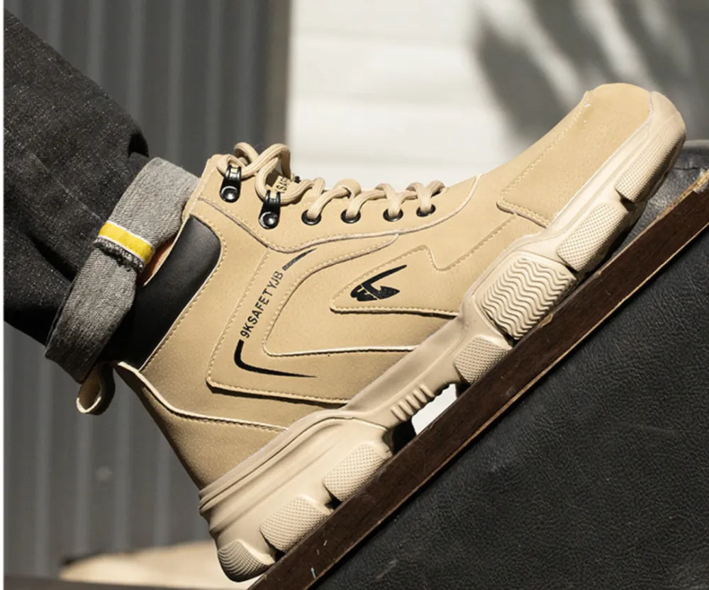 Men's Soft Insole Utility Work Boots
