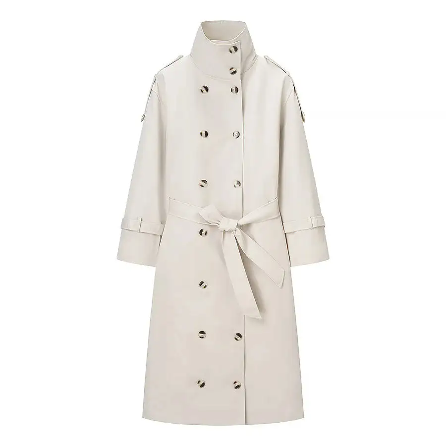 Modern Cropped Trench Coat