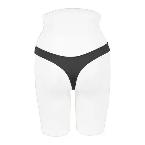 Satin And Mesh Thong