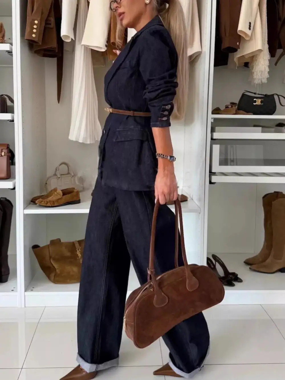 Sharp Relaxed Denim Jeans