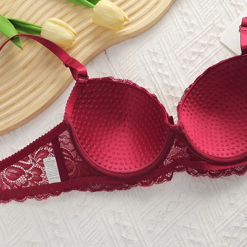 Adjustable Lace Underwire Bra And Panty Set