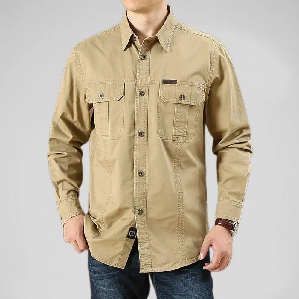 Utility Work Shirt with Pockets