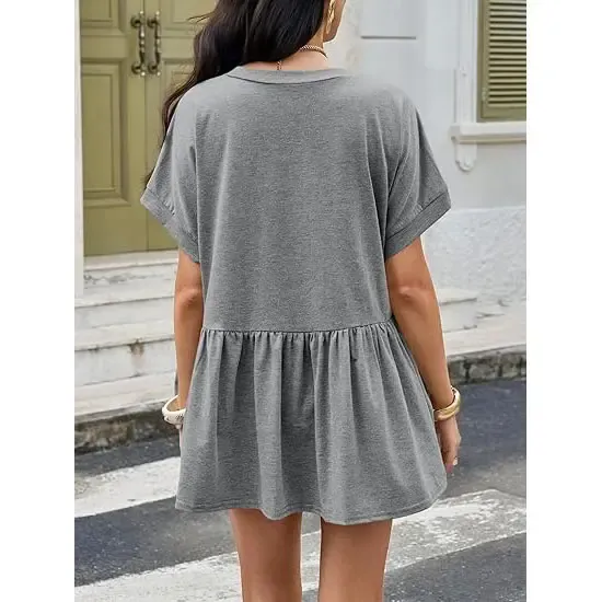 Women's Summer Peplum Top
