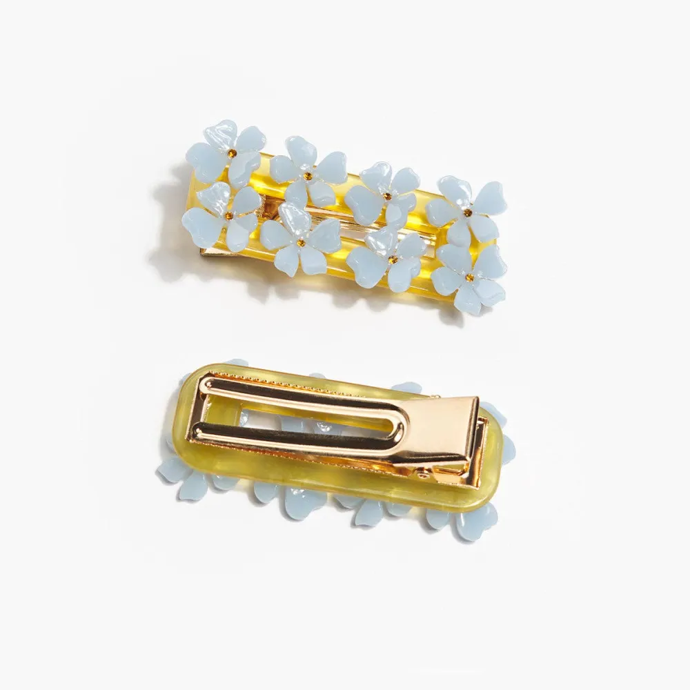Modern Floral Hair Clip