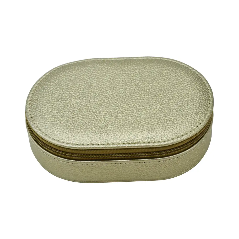 Oval Travel Jewelry Case