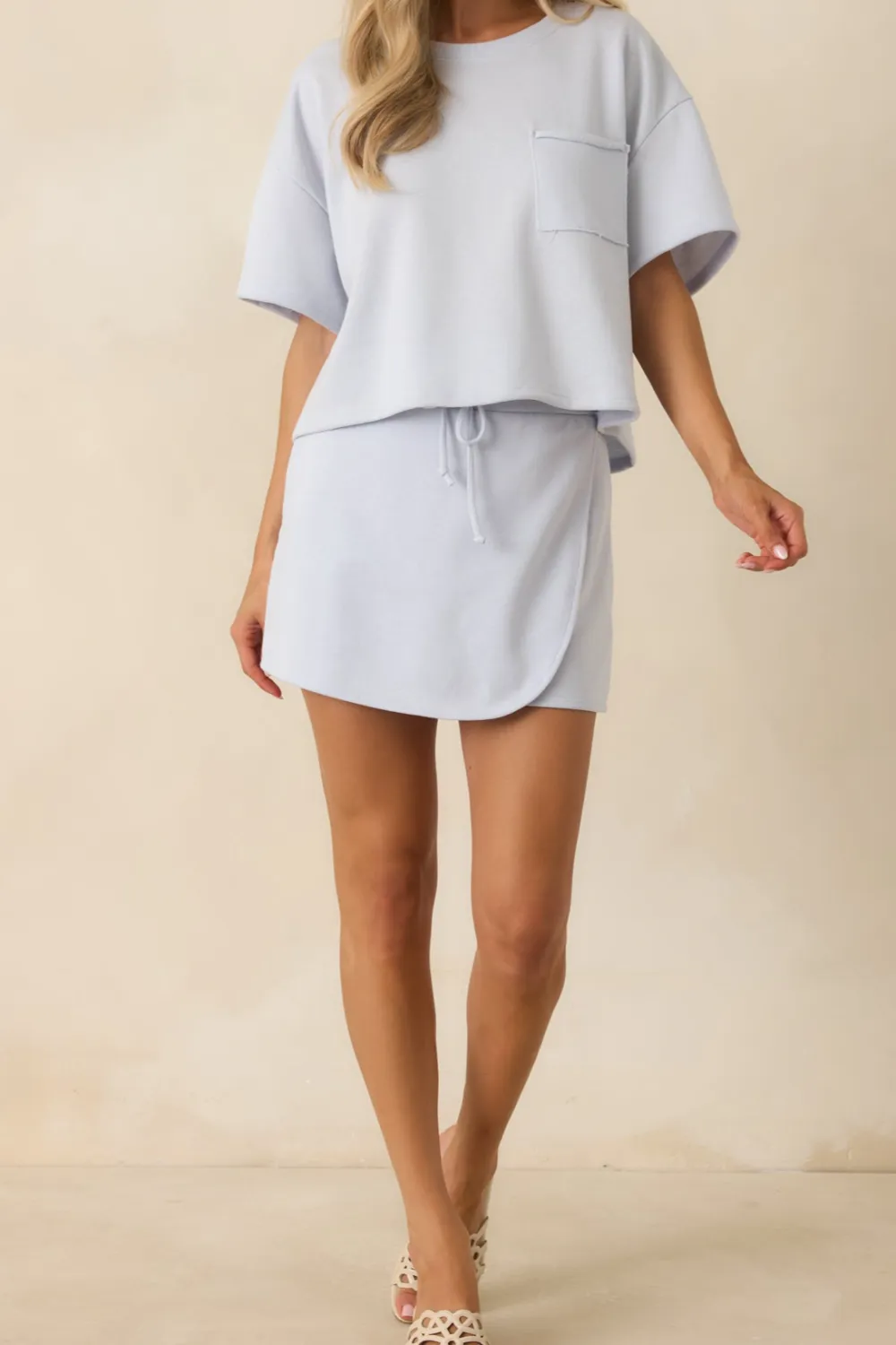 Lightweight Wrap Mini Skort