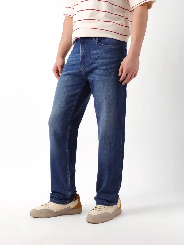 Versatile Stretch Pocket Cotton Jeans