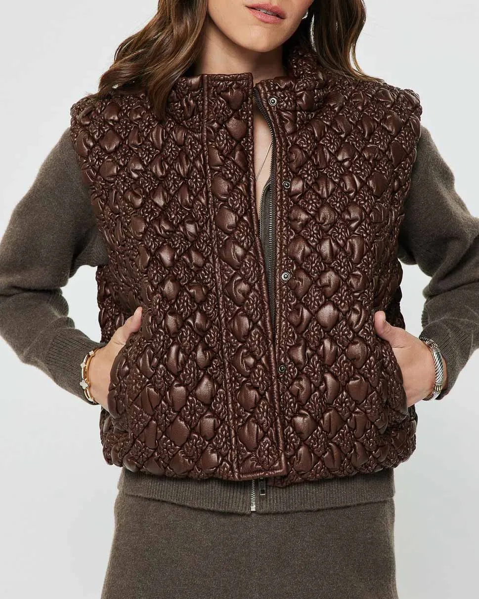 Diamond Quilted Puffer Vest