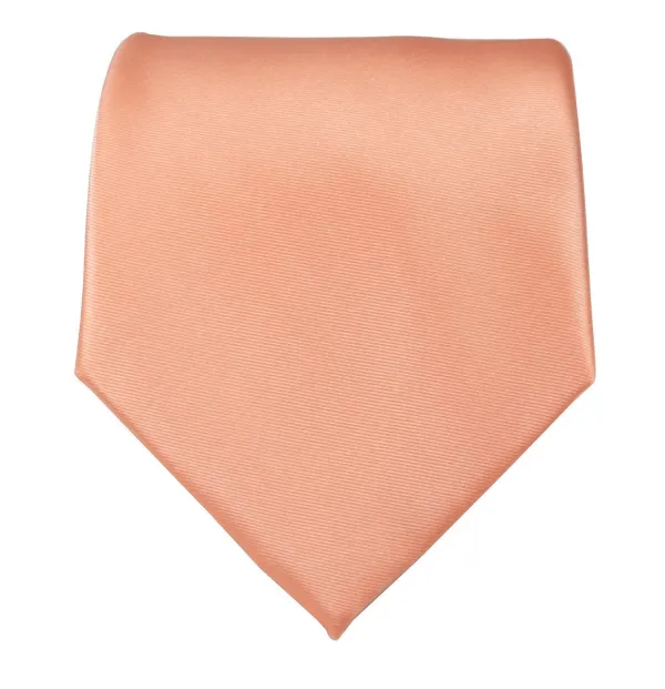 Heritage Solid Men's Necktie With Pocket Square