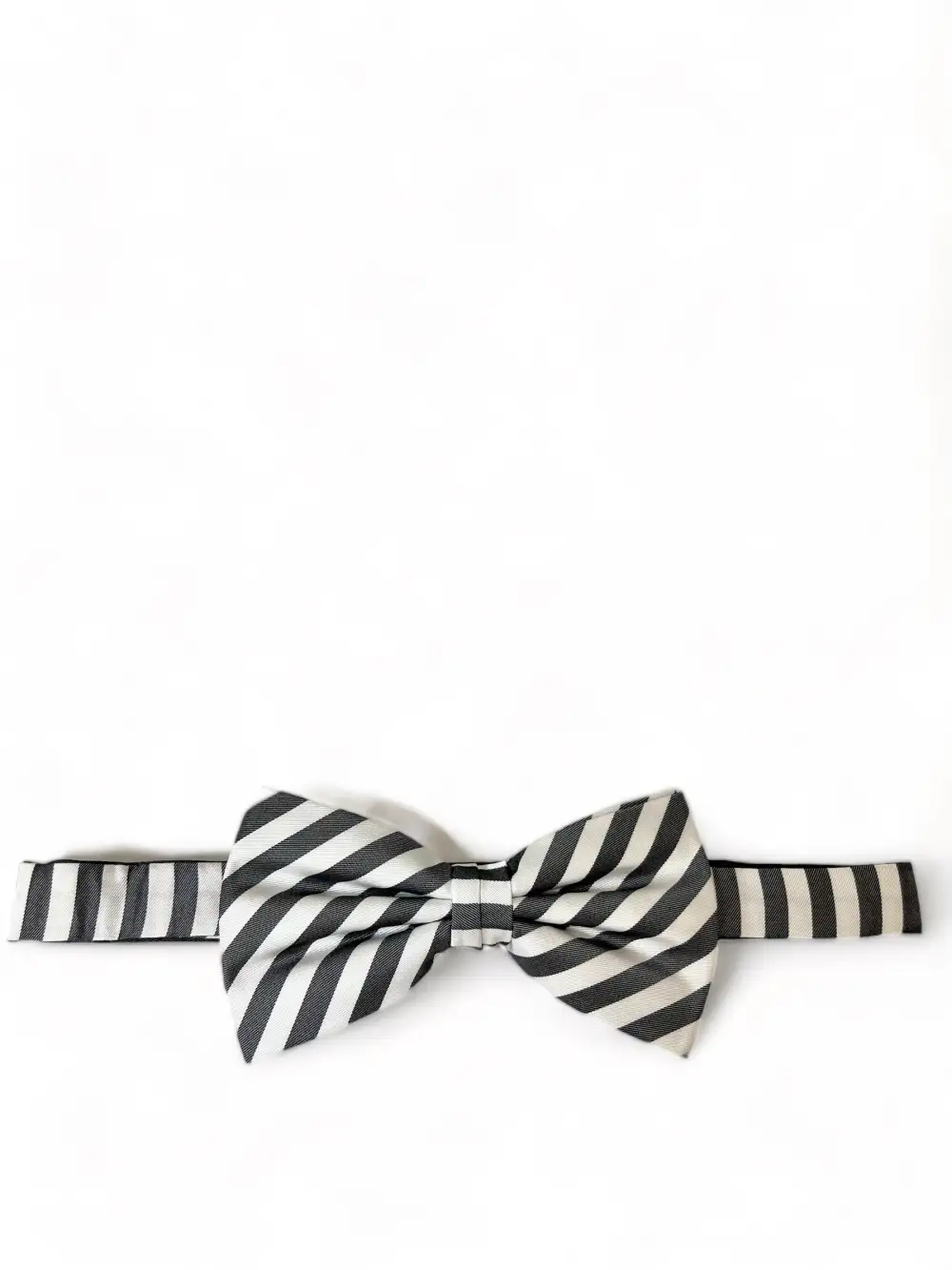 Tasteful Striped Silk Bow Tie