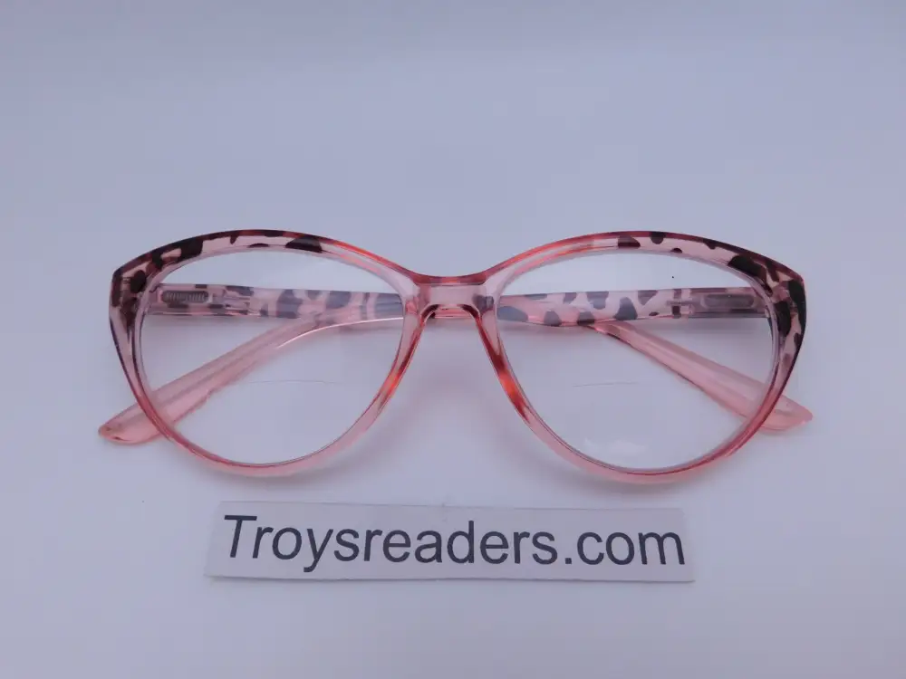 Cat-Eye Clear Bifocal Reading Glasses