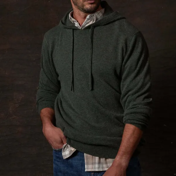 Men's Straight Drawstring Sweatshirt