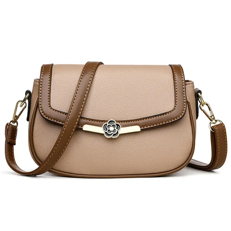 Structured Textured Crossbody Bag