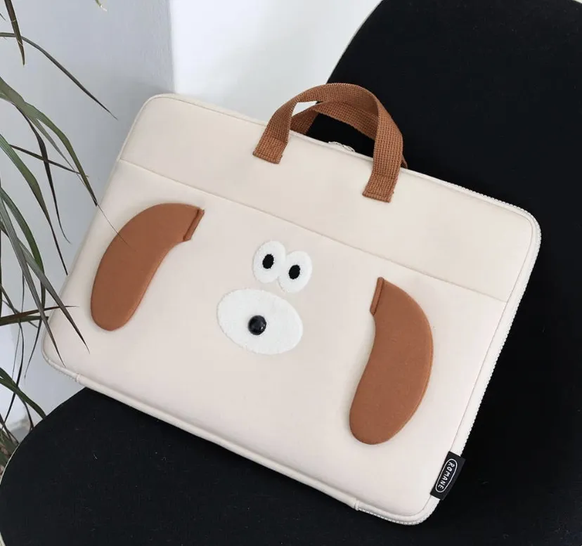 Bunny Puppy Laptop Bag