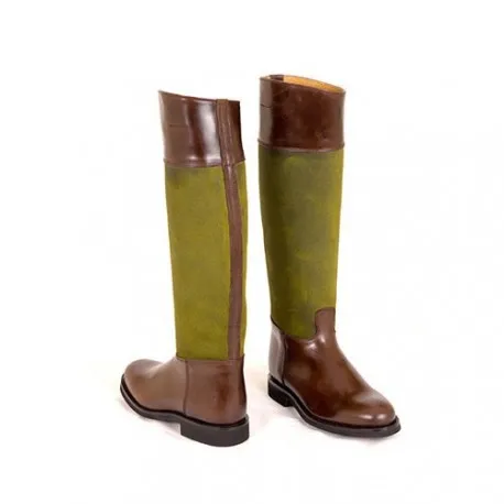 Equestrian Suede Knee High Boots