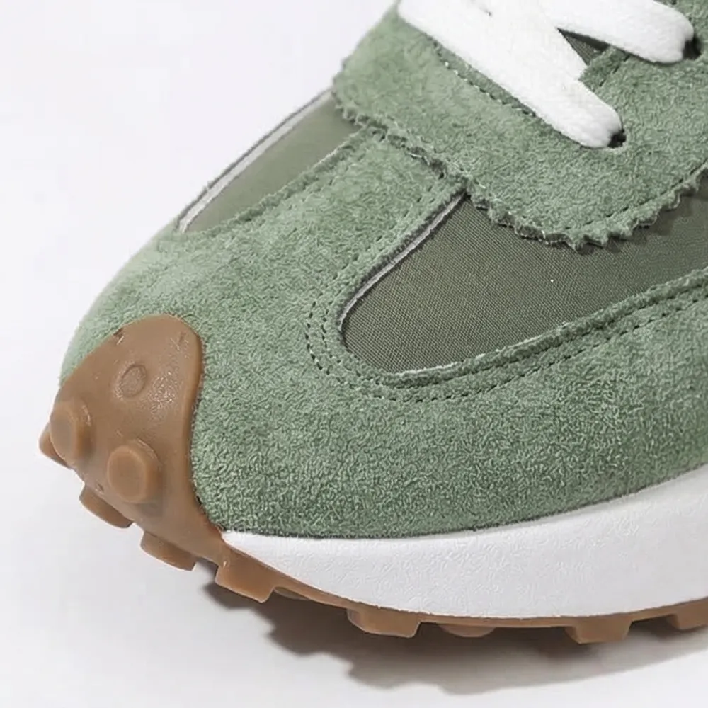Cushioned Retro Platform Sneakers